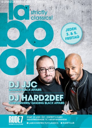 DJ JJC & Hard2Def - La Boom - Oldschool Werbeplakat