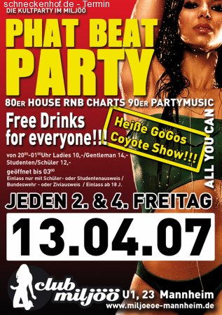 Phatbeat Party Werbeplakat