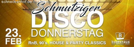 Schmutziger Disco Donnerstag 2017 Werbeplakat
