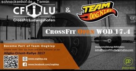 Crossfit Open Workout Werbeplakat