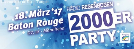 2000er Party // Mannheim Werbeplakat