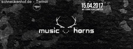 Music Horns One Year BDAY Bash w// Brain Werbeplakat