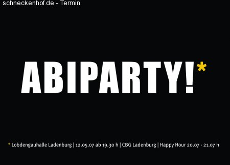 ABI-Party Werbeplakat