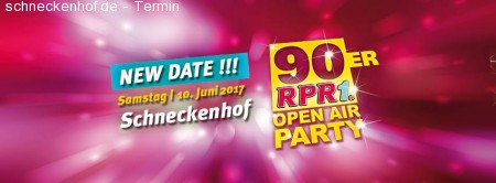 RPR1.90er Open Air Party Werbeplakat