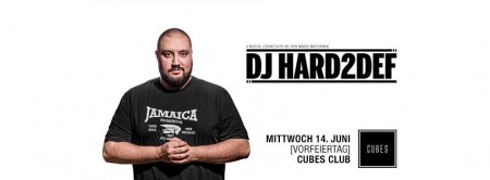 DJ Hard2Def - Cubes Club Werbeplakat