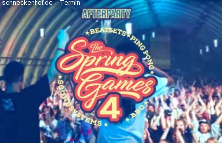 Spring Games 2017 - Afterparty Werbeplakat