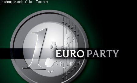 1 Euro Party Werbeplakat