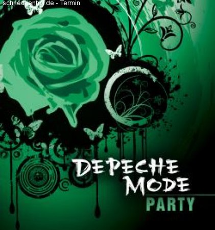 Depeche Mode Party Werbeplakat