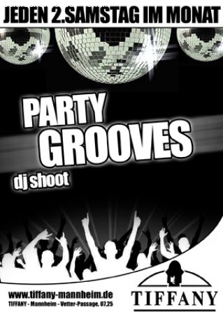 Party Grooves Werbeplakat