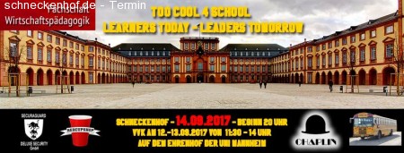 Too cool 4 school - Fotobox Werbeplakat