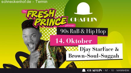 The Fresh Prince pres. 90's RnB&HipHop Werbeplakat