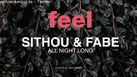 feel: Sithou & Fabe Werbeplakat